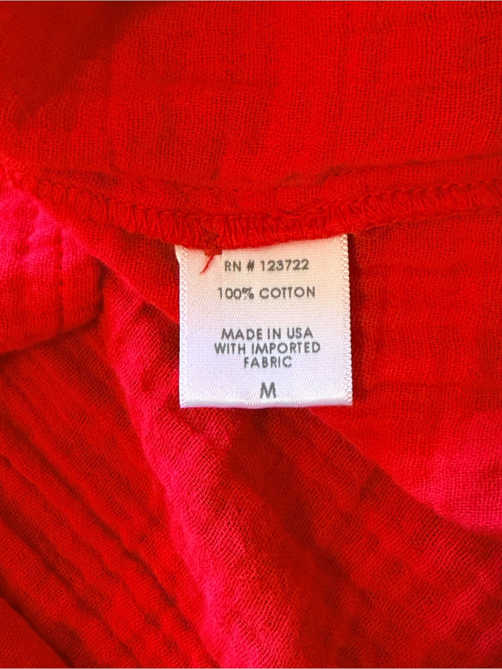 Xirena Kendall Cotton tiered midi dress, Red Hot, size M, NWT, buttondown - Picture 6 of 14